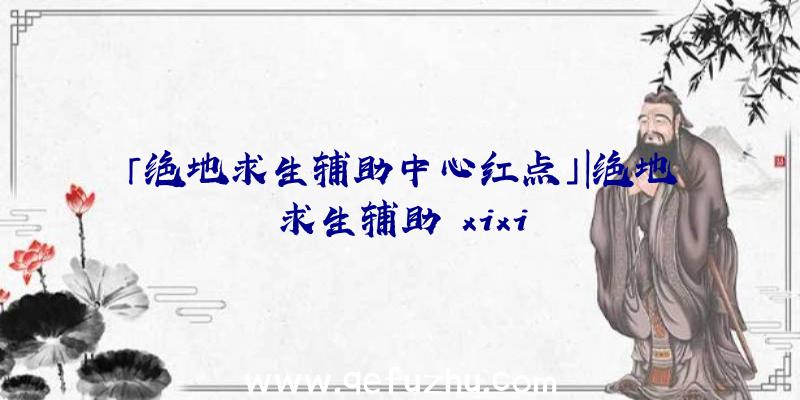 「绝地求生辅助中心红点」|绝地求生辅助